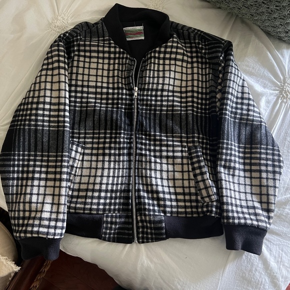 Urban Outfitters plaid bomber jacket - Picture 1 of 5